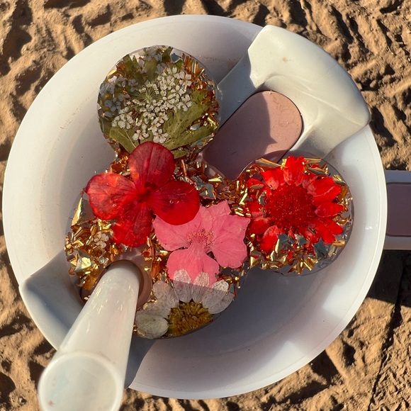 Micky Mouse Flower Stanley Cup Topper - Picture 2 of 4